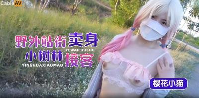 蘿莉社 野外站街小樹林接客 櫻花小貓