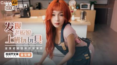 起點傳媒 性視界傳媒 XSJ072 發現老板娘上班玩玩具 金寶娜