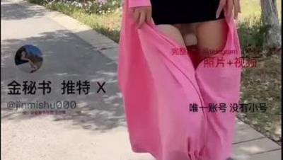 喷水怪，极品烧婊子【金秘书】最新电报福利，逆天行为艺术，多套制服夹屌露出，边走边喷