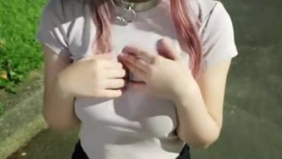 ️ 小小Q｜羞耻露出 9月黑暗公园 狗链强制露出散步 好热的下午 激凸与隔衣乳夹 两部合集