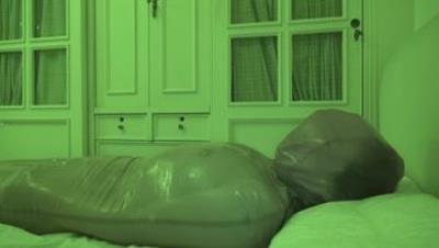 骚母狗日记33 乳胶紧身连衣裤，呼吸控制