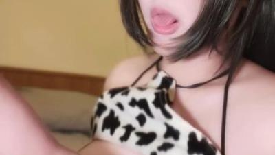 极品BBW巨乳肥臀嫩妹【Amy_Bibi】情趣奶牛口交骑乘后入啪啪