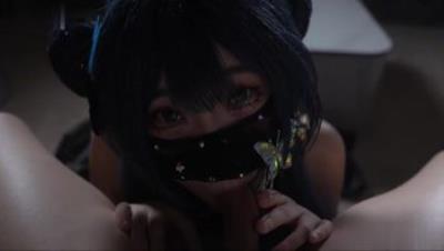 娇小玲珑福利姬嫩妹【MS_Hxy】COS明纱柚奈，碧蓝档案妃咲无套中出内射